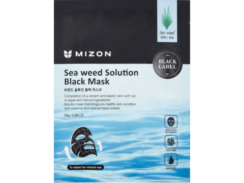 Mizon veido kaukė Seaweed Solution Black Mask su jūros dumbliais 25g Mizon veido kaukė Seaweed Solution Black Mask su jūros dumbliais 25g